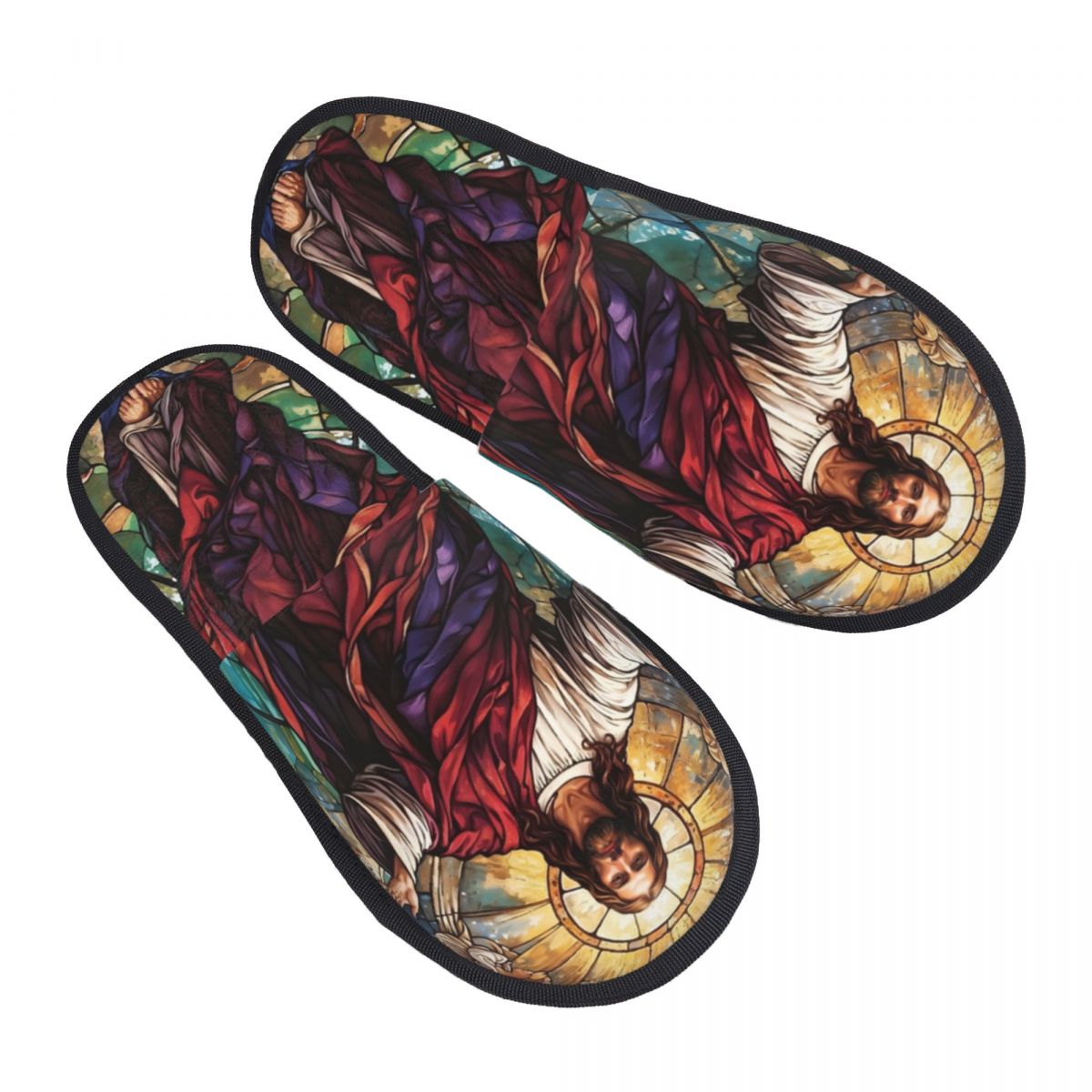 Fluffy Fur Slipper - Zapatillas de casa del Señor Jesucristo,