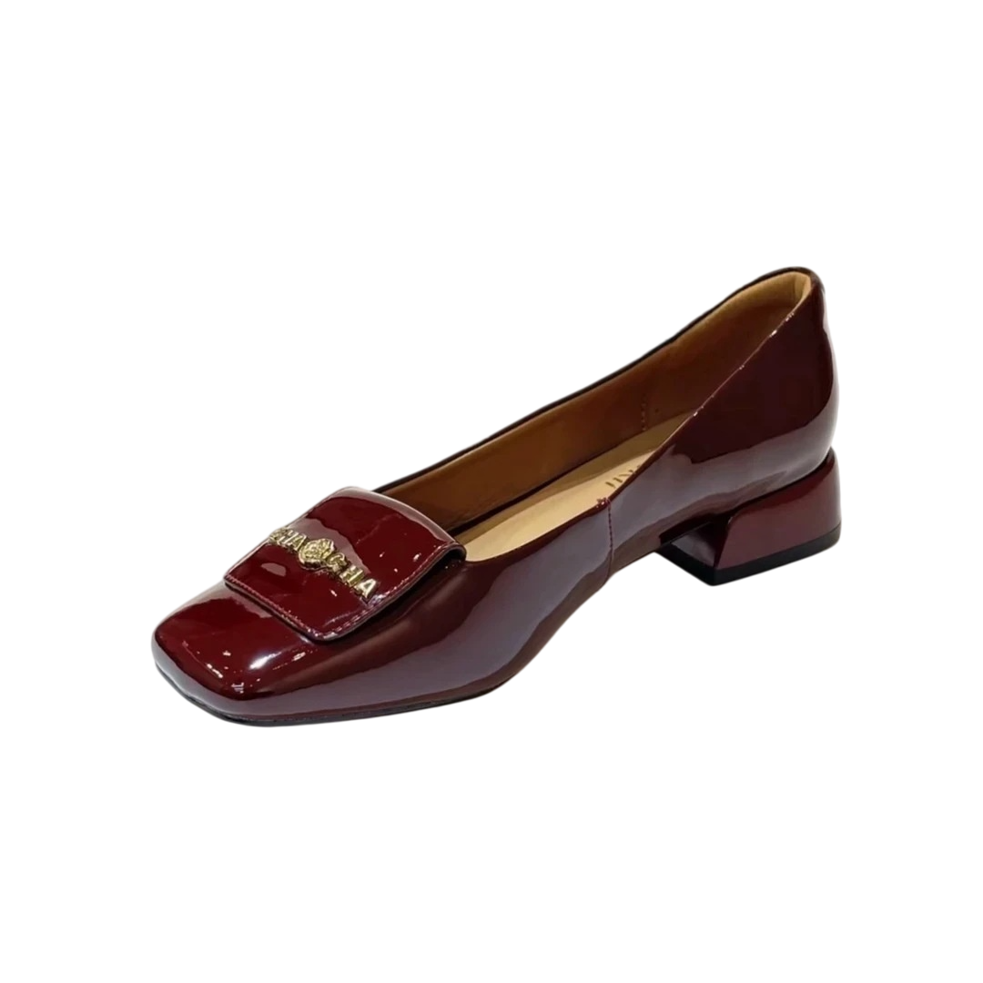 Women'S Shoes In Wide Width - Zapatos de tacón cuadrado retro para