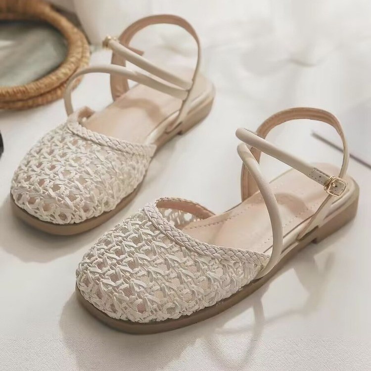 Women'S Heels - Sandalias de tacón grueso estilo francés
