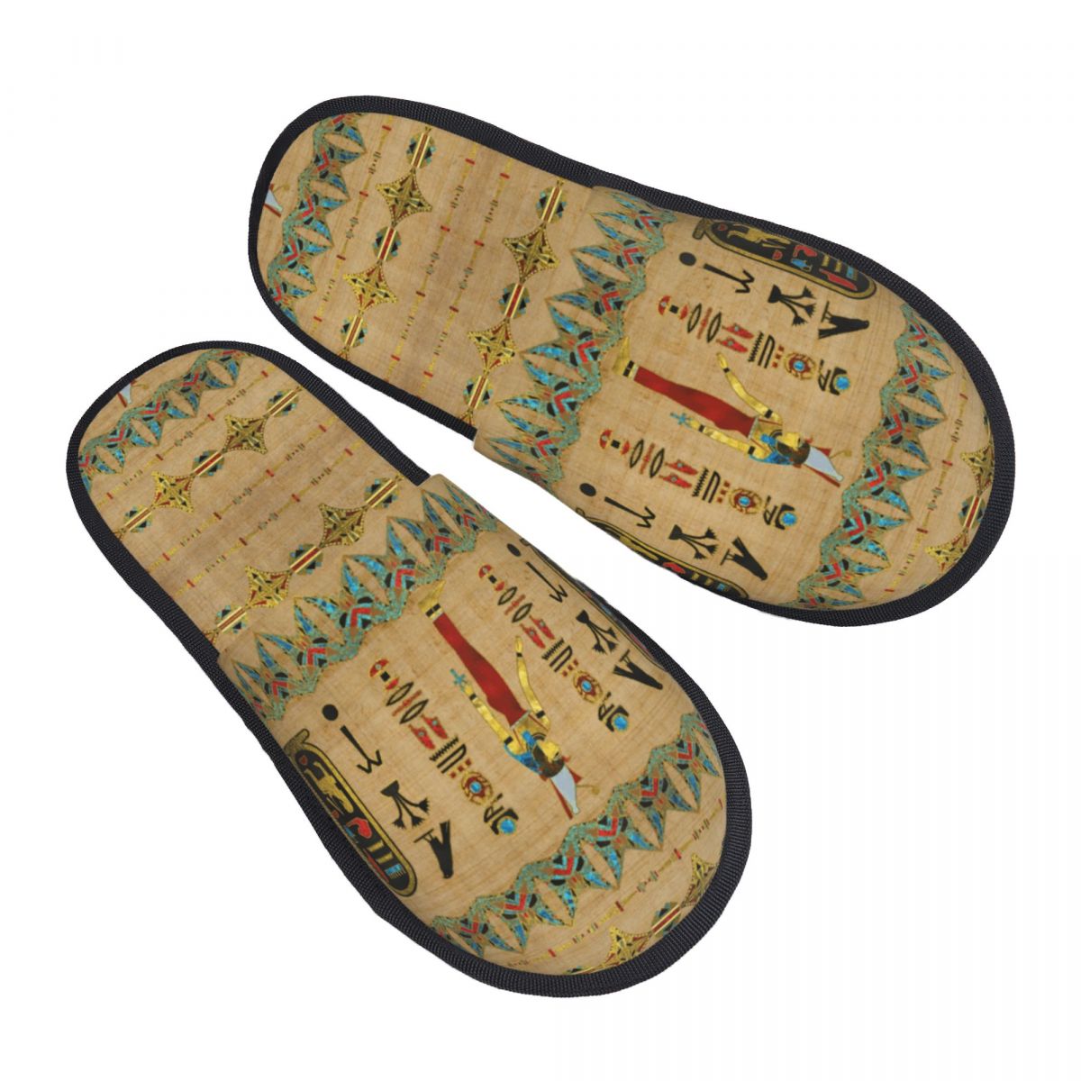Women Shoes Egypt - Zapatillas de casa con símbolo egipcio