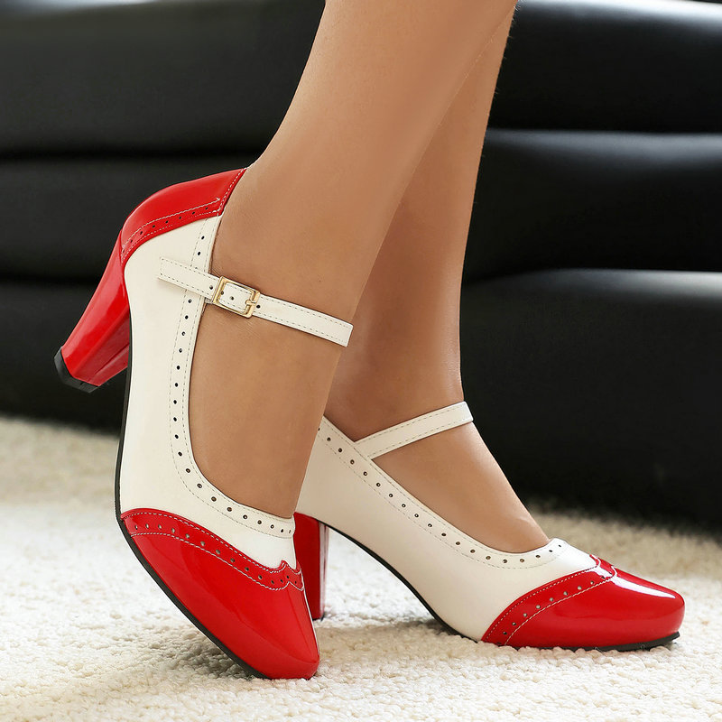 Women'S Xti Shoes - Zapatos Mary Jane para Mujer, Tacones