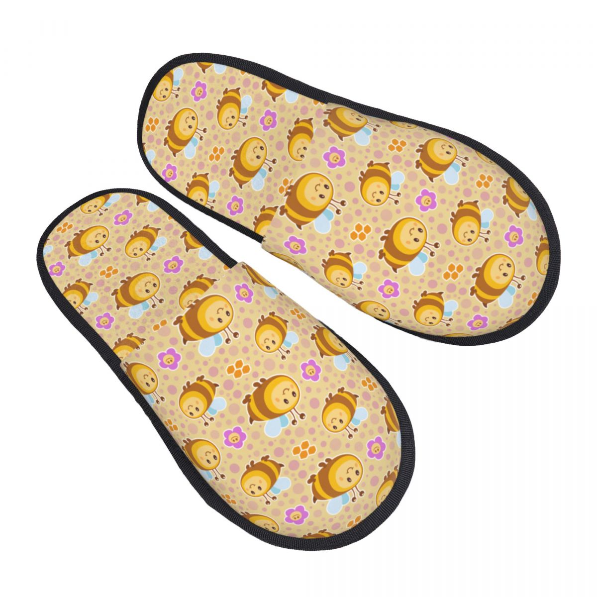 Fluffy Fur Slipper - Zapatillas de casa con estampado de
