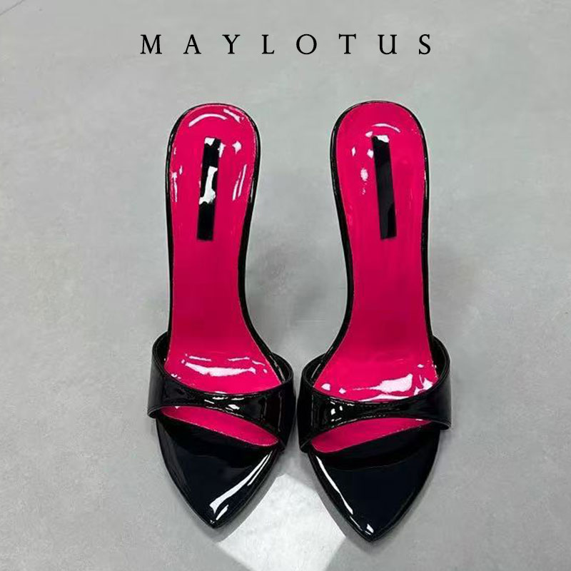 Women Shoes Ysl - Sandalias de tacón de aguja con