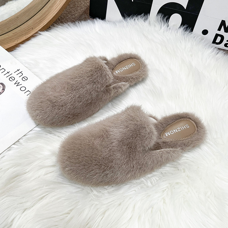Zapatilla de piel esponjosa co - Fluffy Fur Slipper reseña y precio