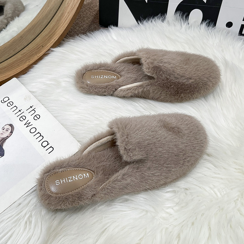 Zapatilla de piel esponjosa co - Fluffy Fur Slipper reseña y precio