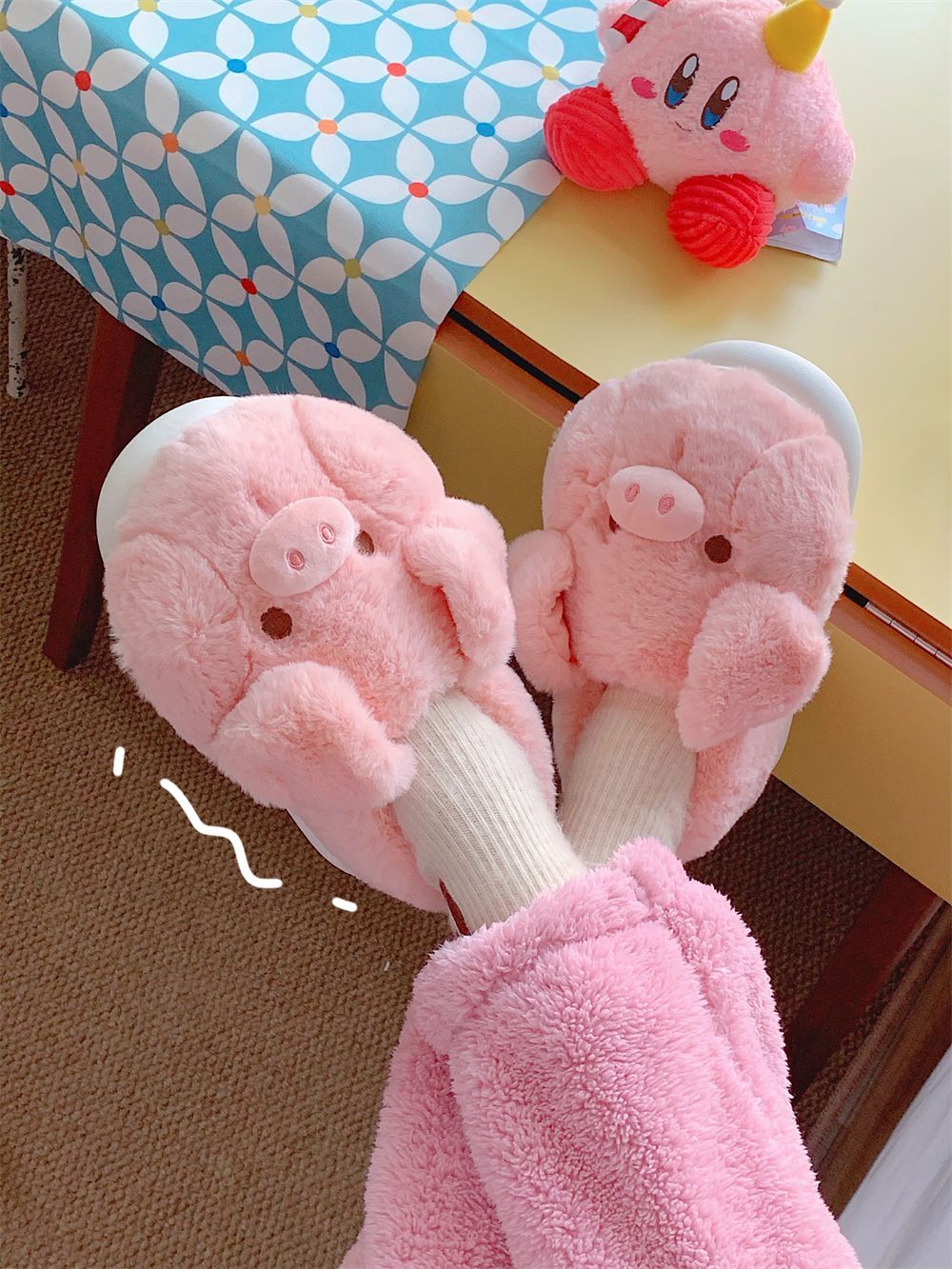 Pantuflas Feerldi de cerdo ros - Fluffy Fur Slipper reseña y precio