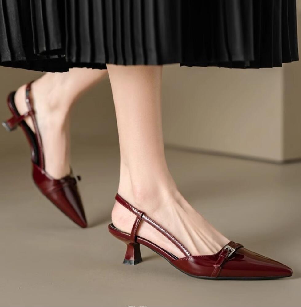 Sandalias de tacón medio sexy  - Women Shoes Ysl reseña y precio