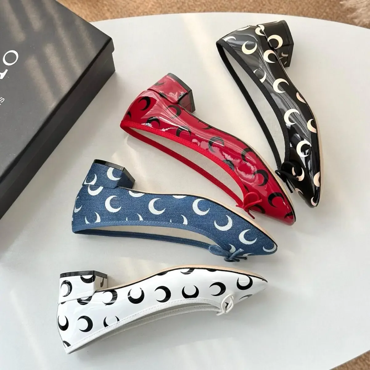 Bailarinas con Estampado Lunar - Ballet Flat Women reseña y precio