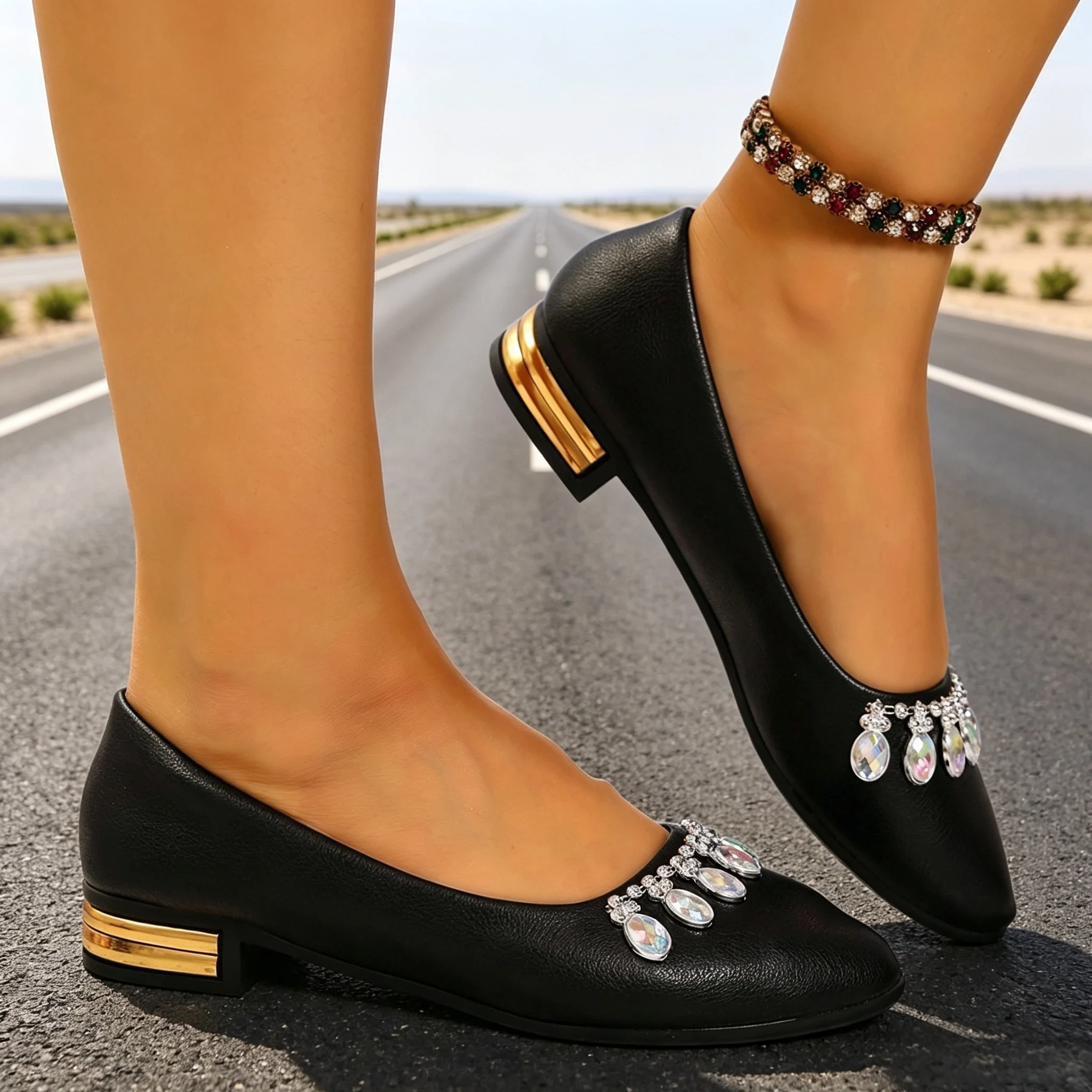 Zapatos Planos de Mujer con Pu - Shoes For Women Flats reseña y precio
