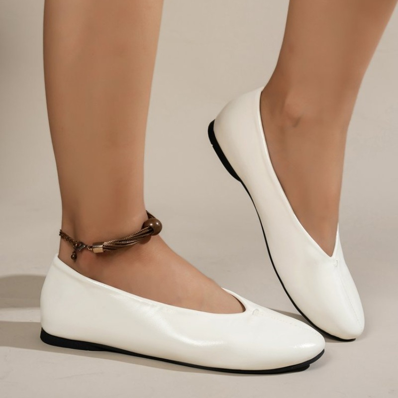 Zapatos Cómodos de Punta Redon - Ballet Flat Women reseña y precio