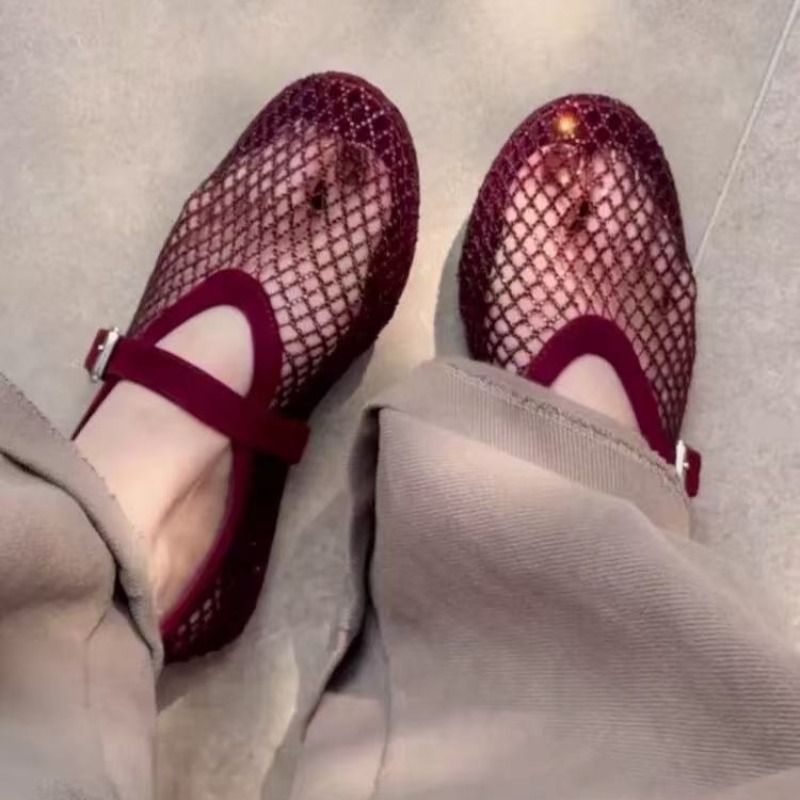 Sandalias Baotou con Pedrería  - Slingback Pumps Women reseña y precio
