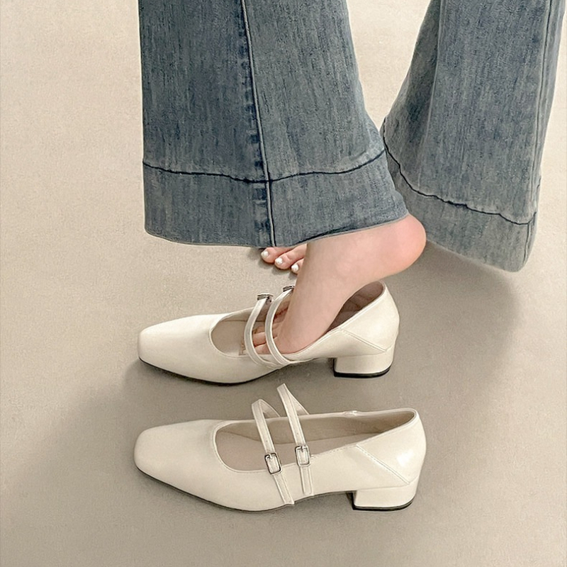 Zapatos Mary Jane plateados de - Women'S Heels reseña y precio