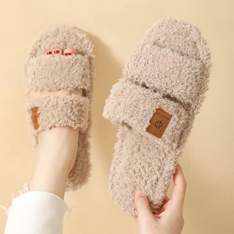 Pantuflas de Casa para Mujer,  - Fluffy Fur Slipper reseña y precio