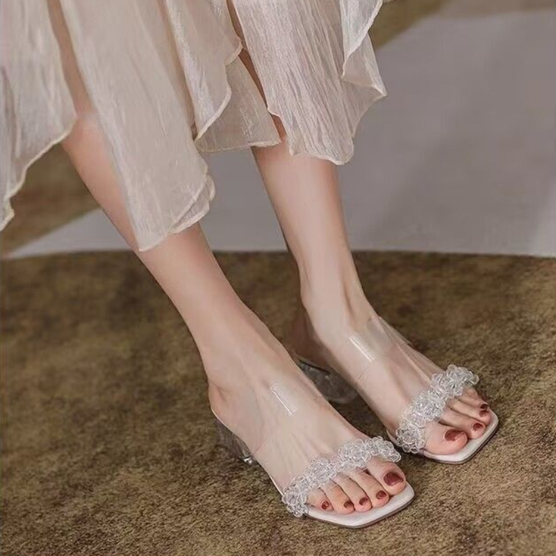 Diapositivas Rhenstone Sandali - Women Shoes Ysl reseña y precio